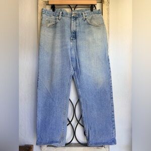 Wrangler Men's Light Blue Relaxed Jeans 36X29